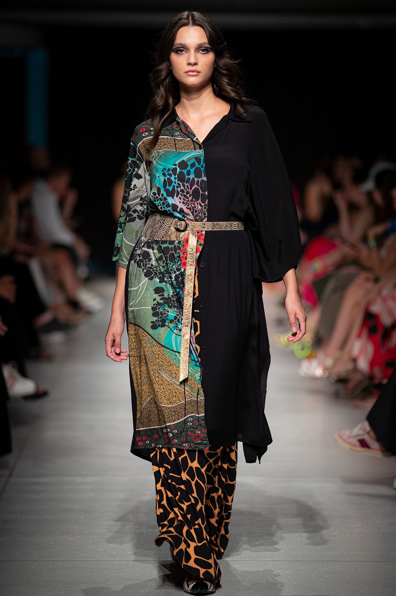 Balance Yin asymmetric shirt dress at Budapest Central European Fashion Week artista budapest