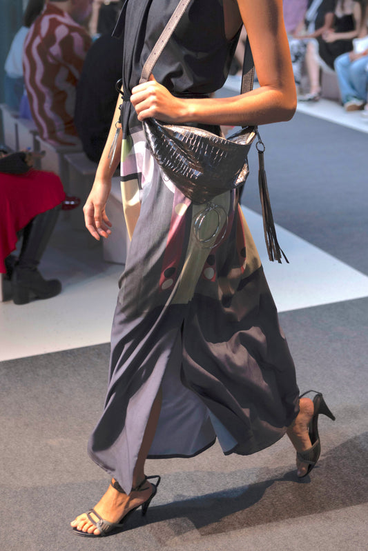 Silvered Hype Ikebana Bag