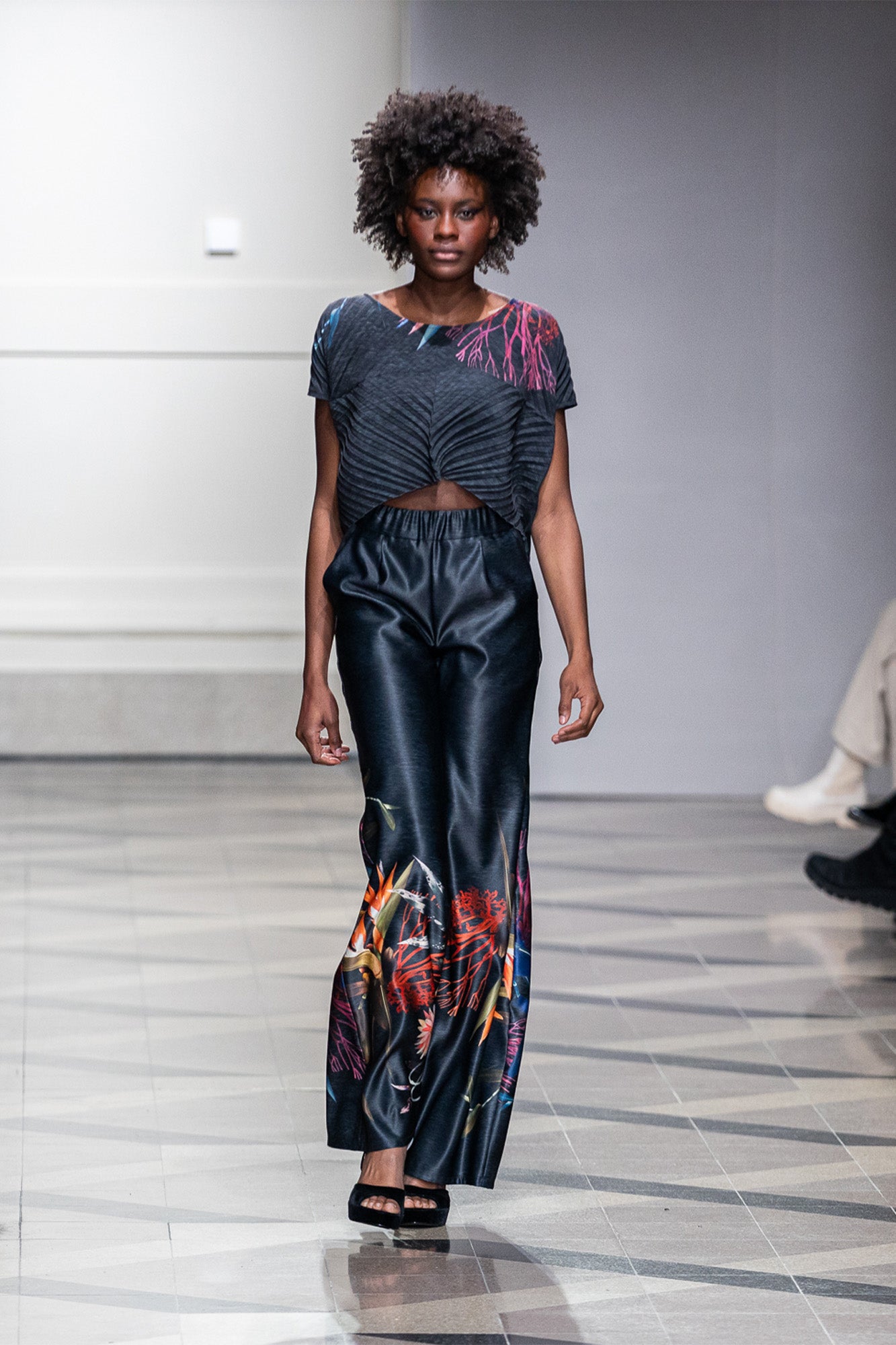 Beauty Palazzo Pants on the runway of bcefw