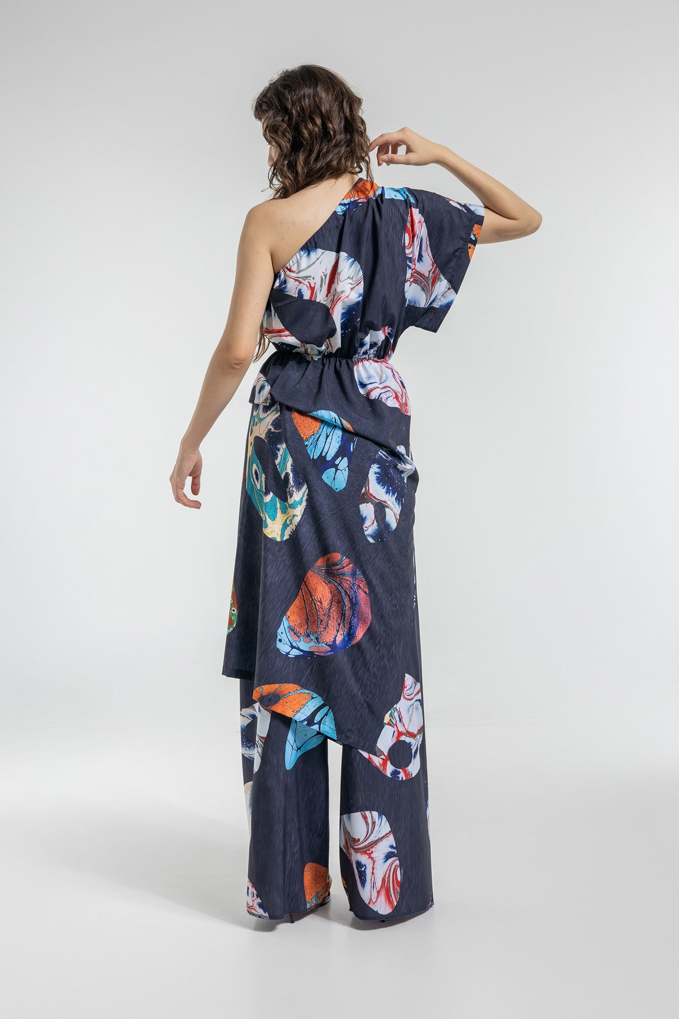 wide leg pants elastic waist