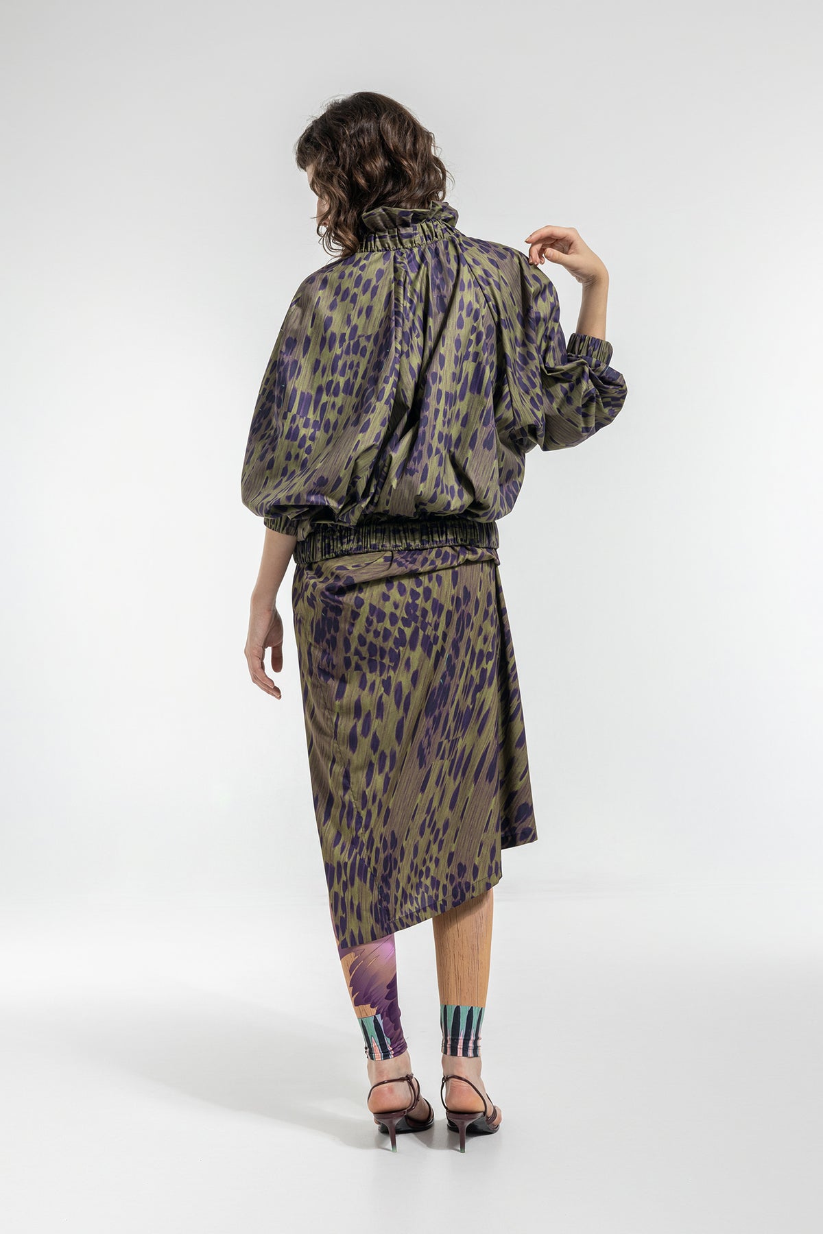 Breath Printed Zipped Jacket