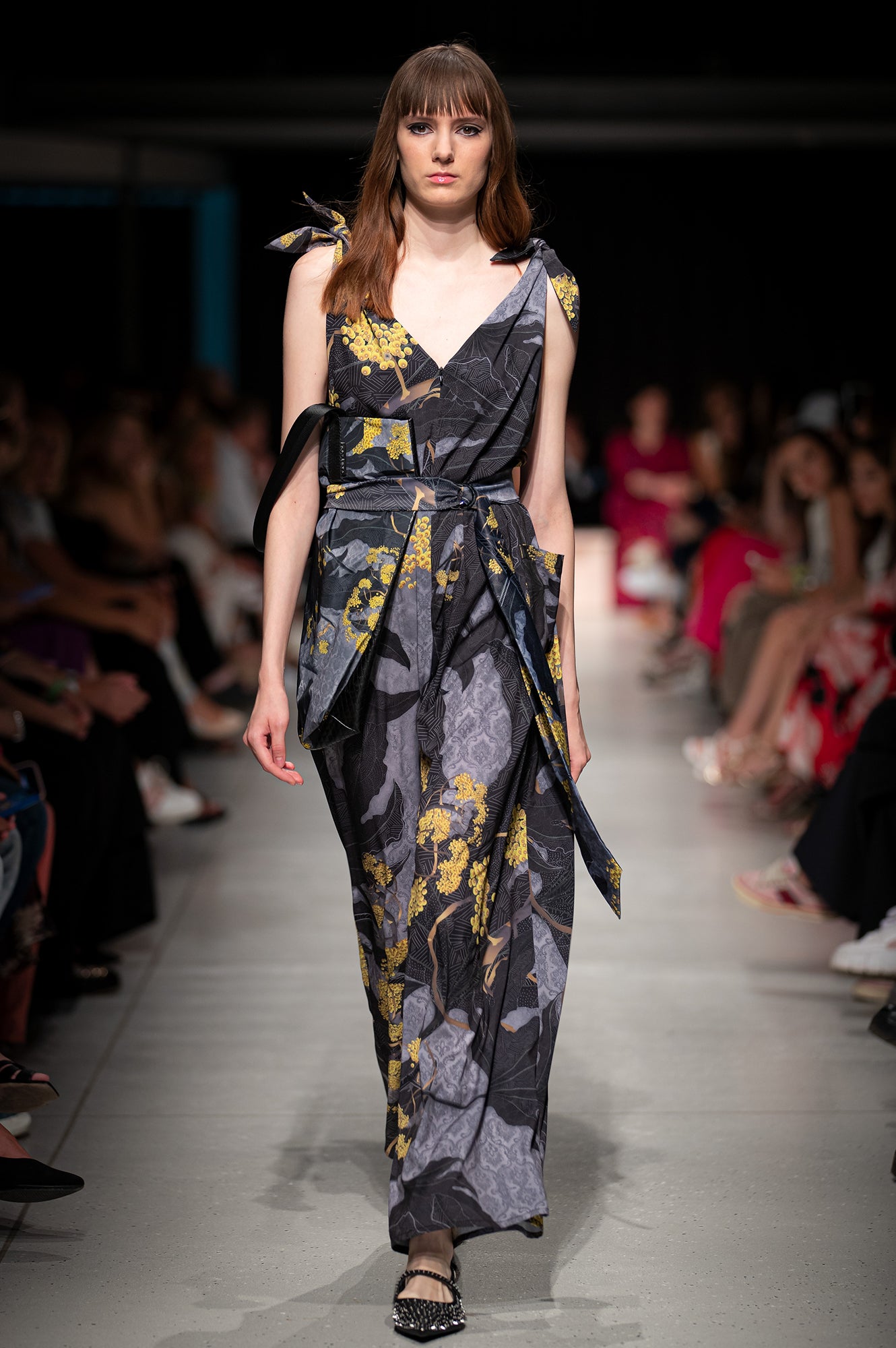 Diana wide palazzo leg jumpsuit at BCEFW
