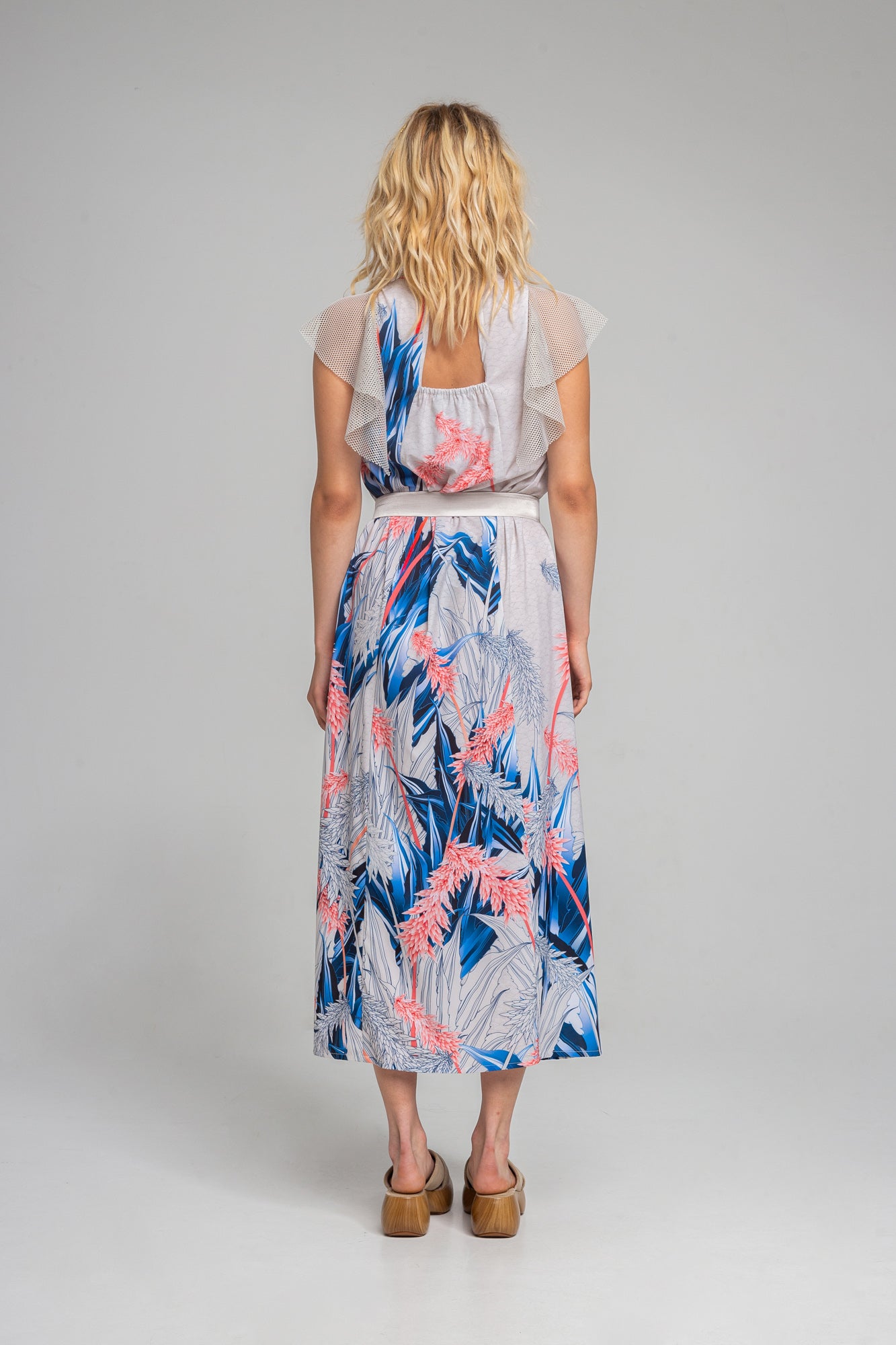 FREYA vibrant floral printed maxi dress