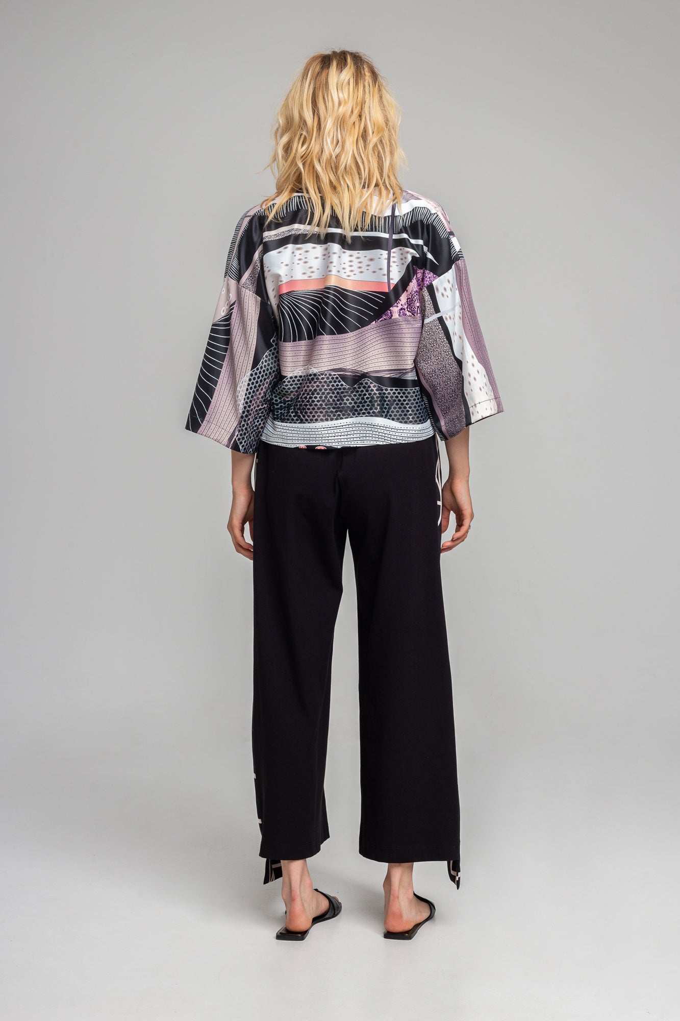 GAIA cropped kimono