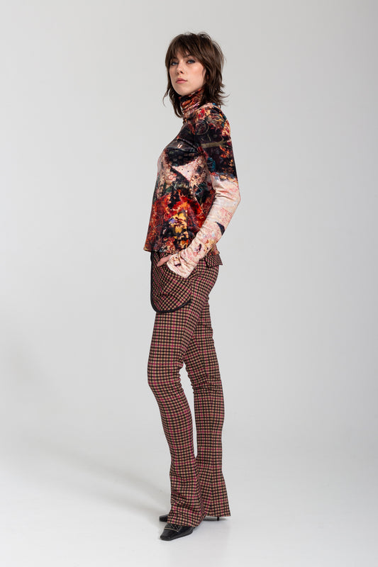 turtleneck with thumbwhole cuffs