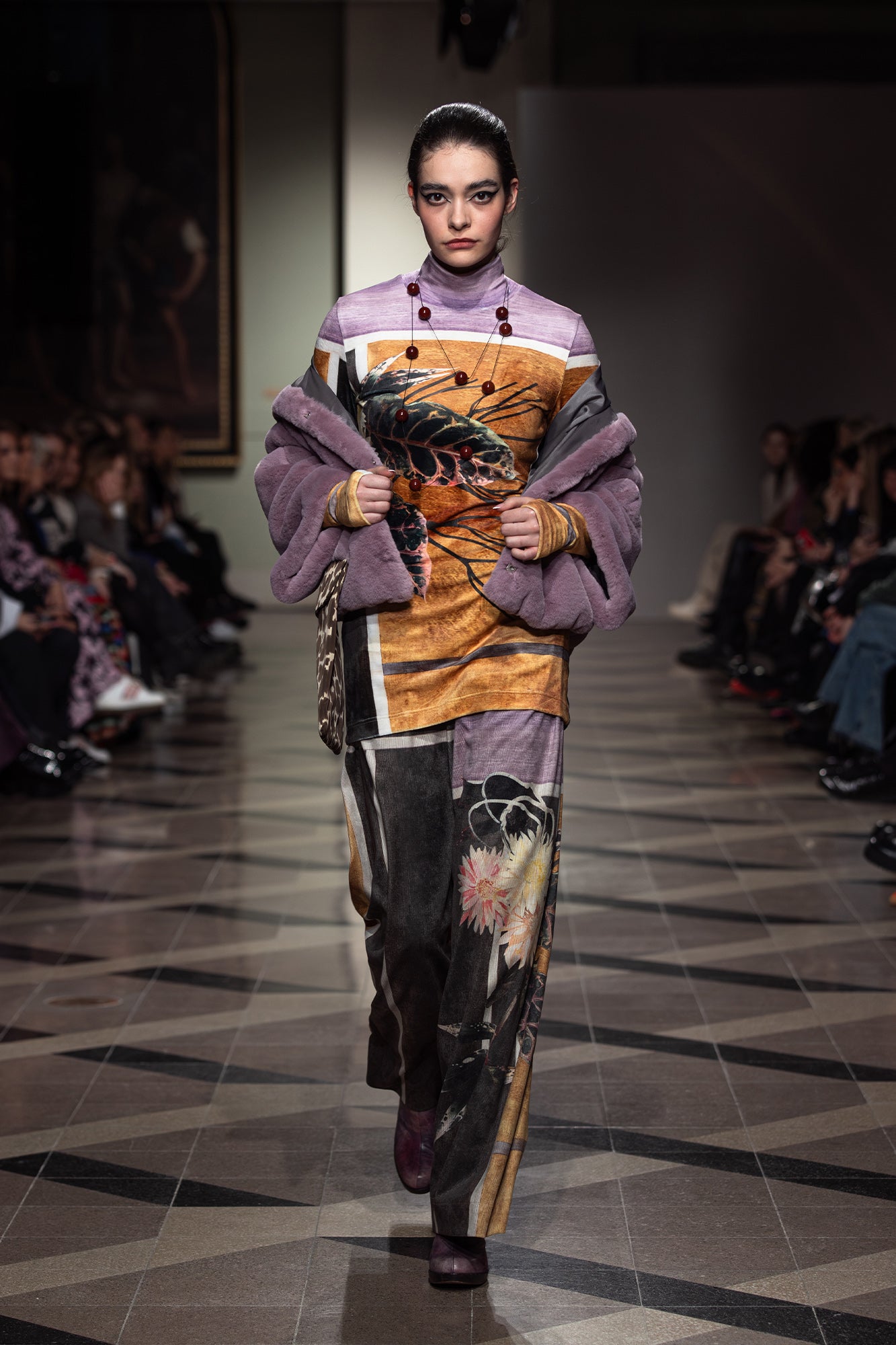 HAILEY Corduroy Pants on the runway of bcefw