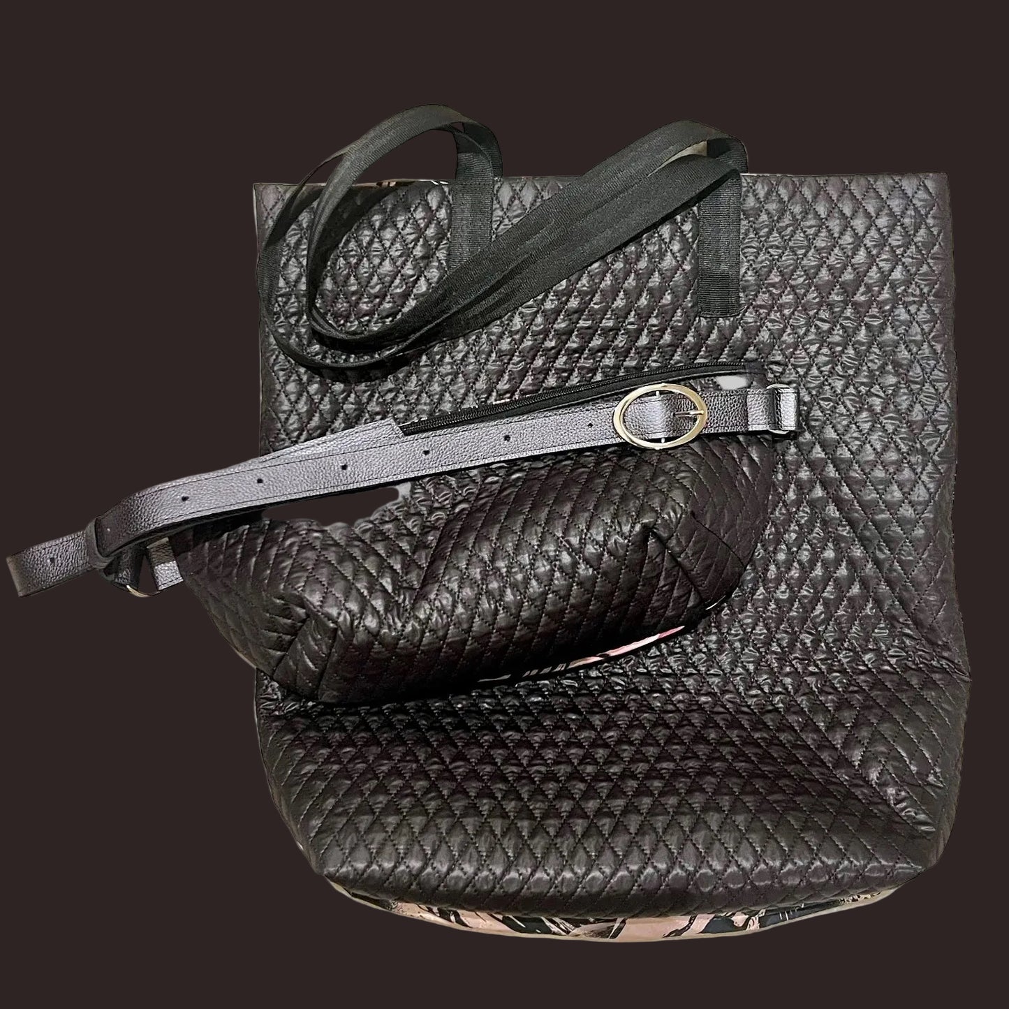 Moire Tote & Bum bag
