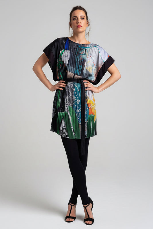 FOREST pleated dress