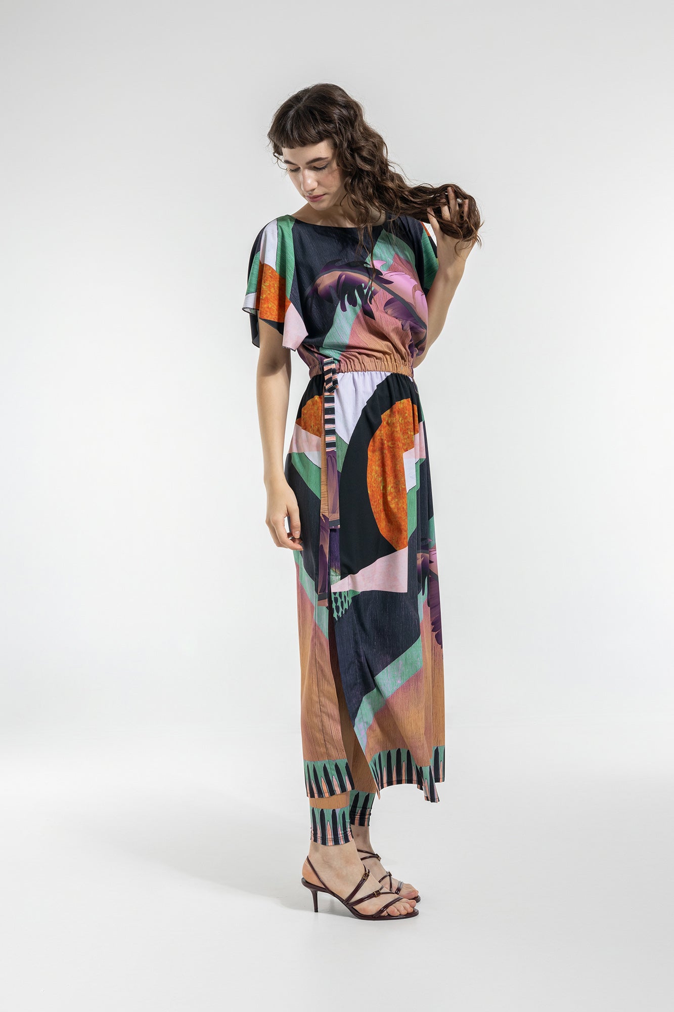 Ivy Printed Elastic Leggings