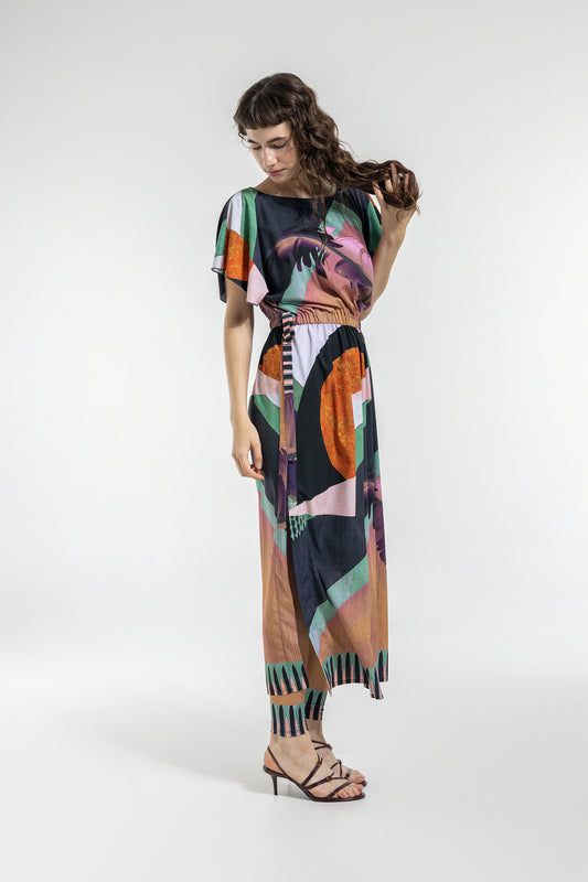 Ivy Printed Elastic Leggings