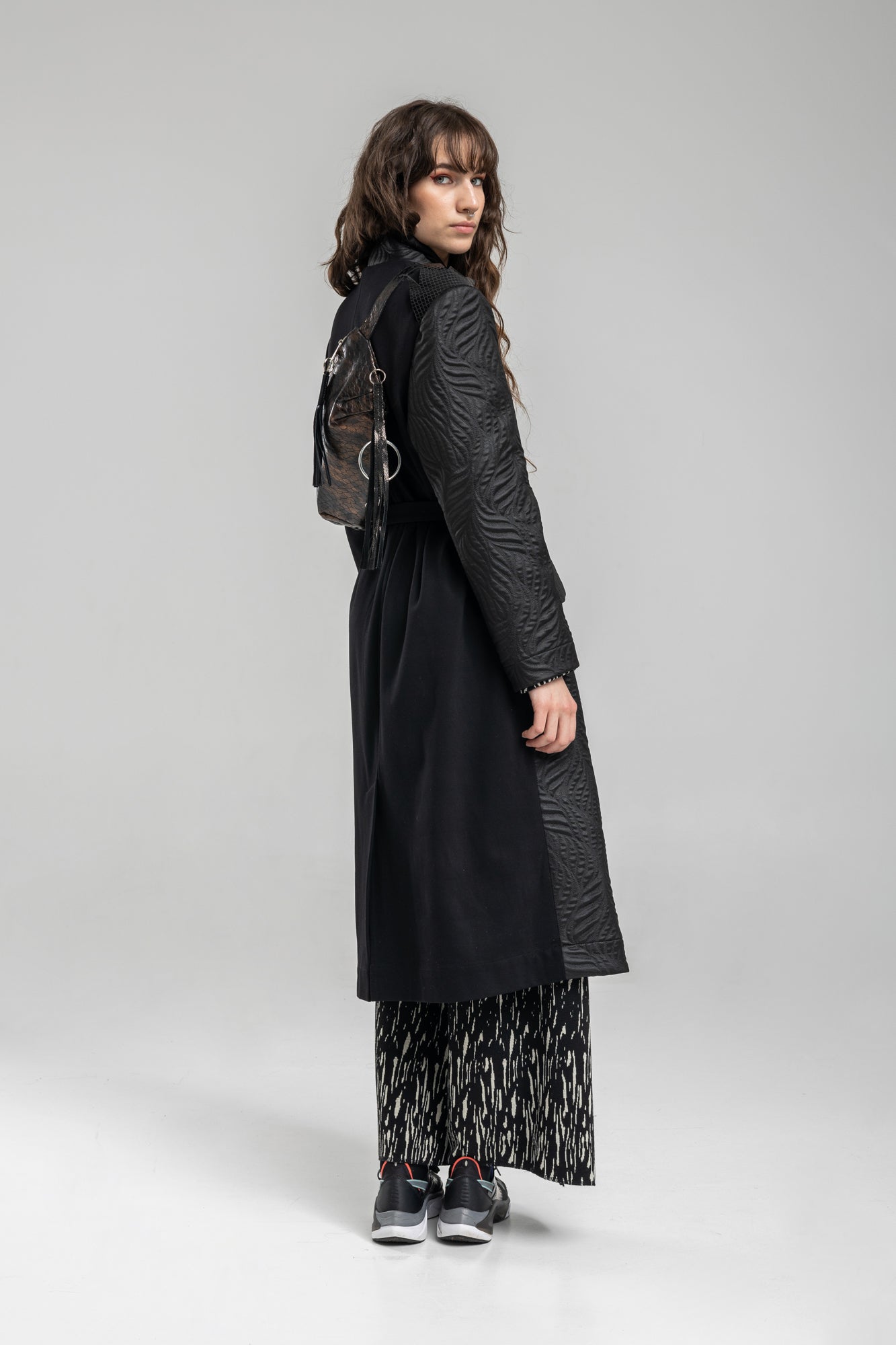maxi jacket fitted cut
