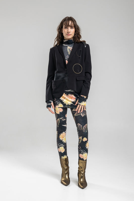 Black Blezer with playful details