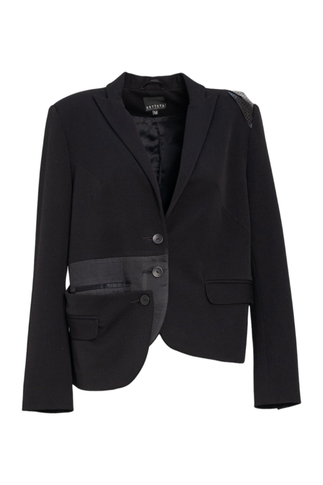 Magician Jacket with asymmetric cut