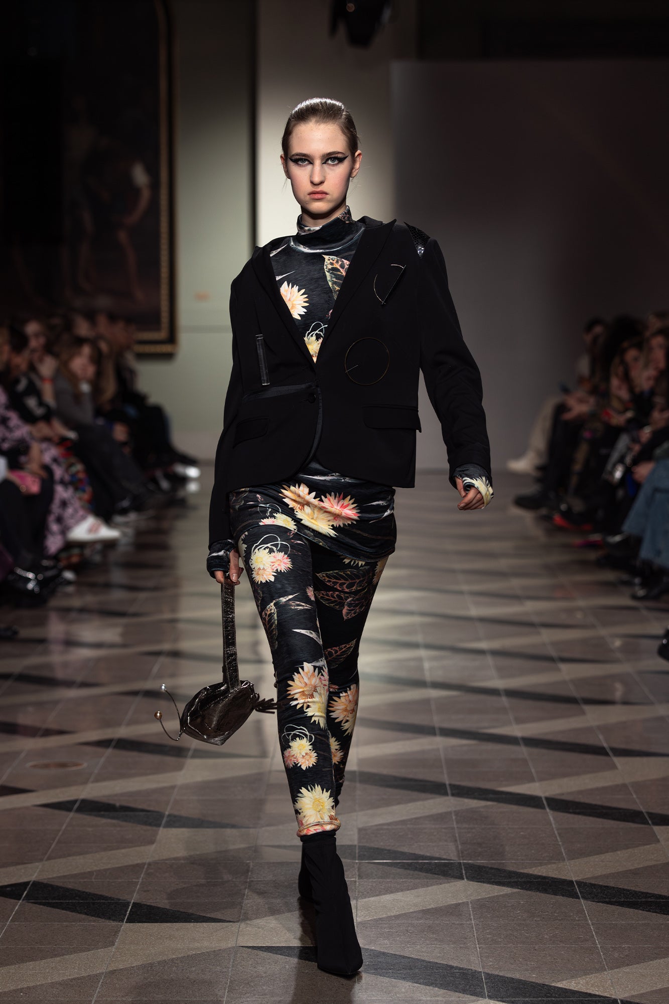Magician jacket on the runway of bcewf