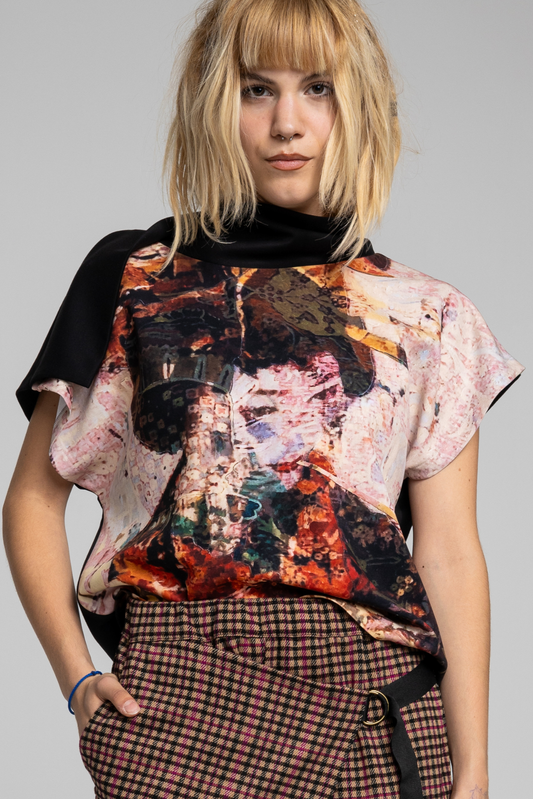 asymmetric cut top