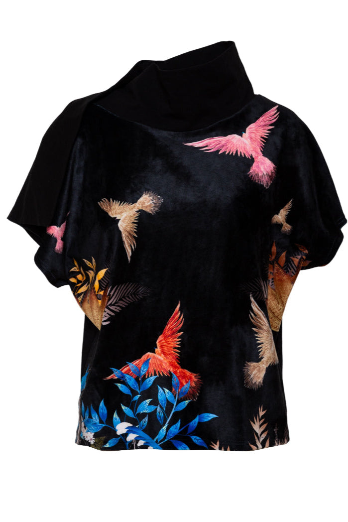 unique printed top