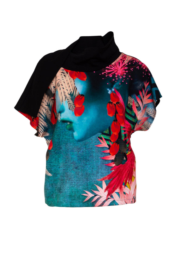 unique printed top