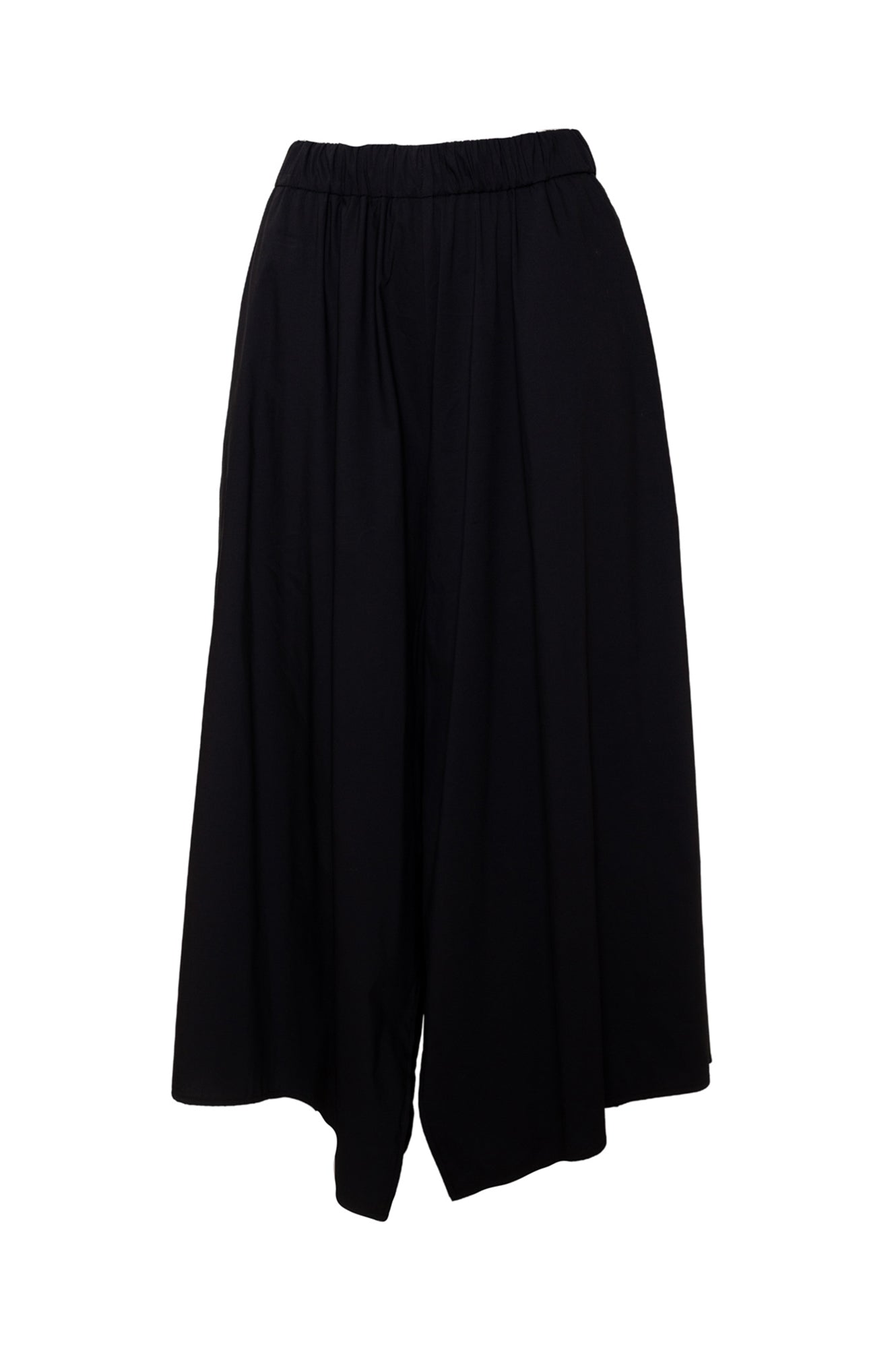 REA black wide leg culottes