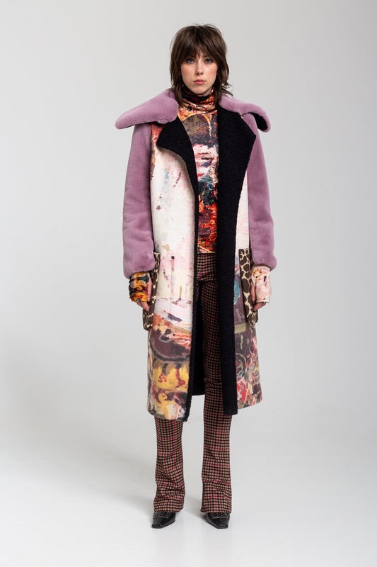 secret geisha unique printed coat