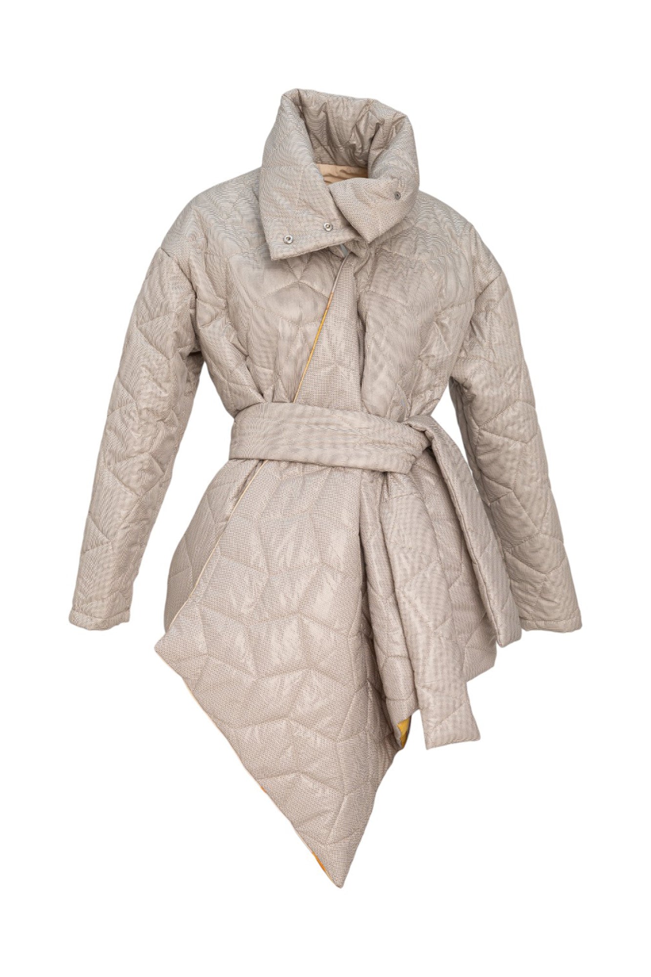 Reversible unique stand collar jacket artista budapest