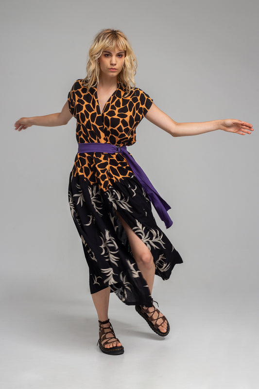 one-size maxi wrap dress artista budapest