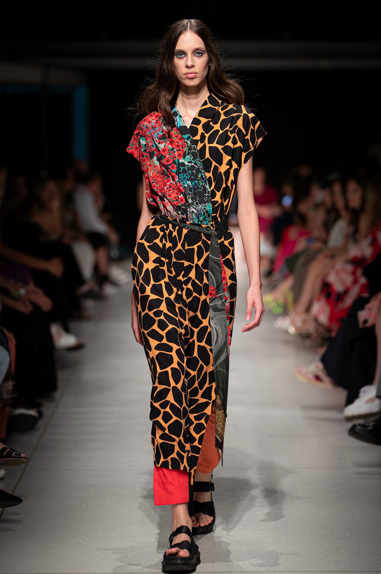 Terra Wrap Effect Maxi Dress at BCEFW Artista Budapest