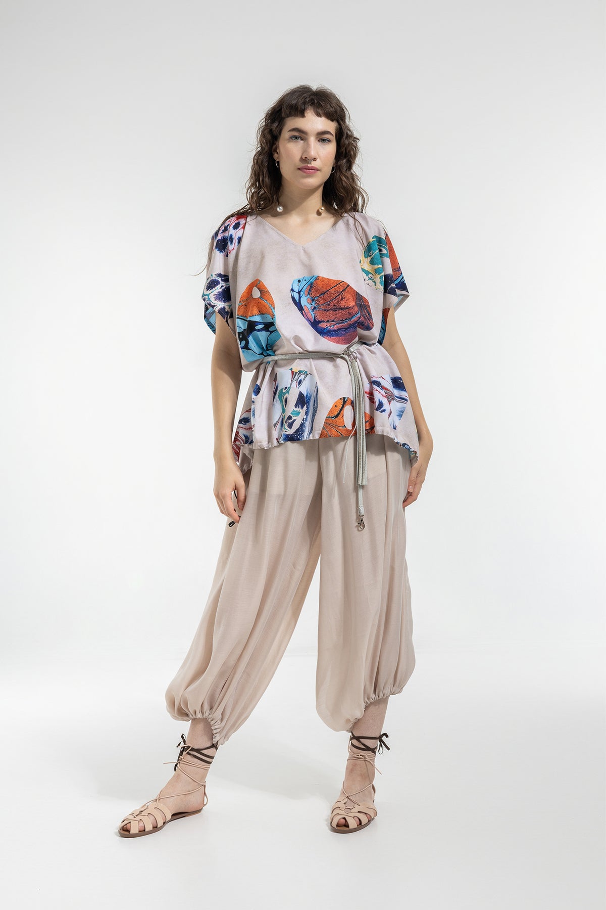 harem pants ankle-length cut