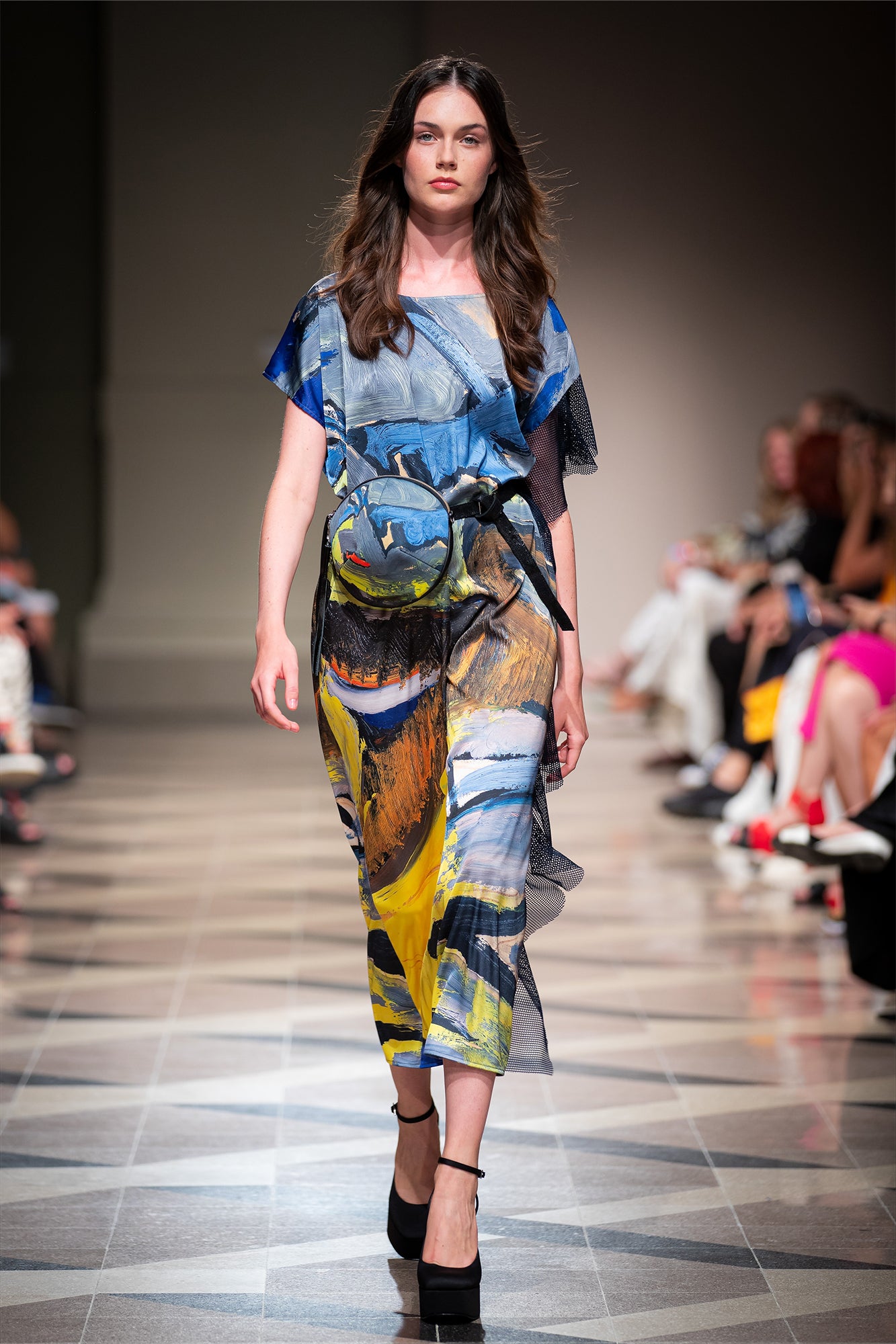Blue Bird Printed Maxi Dress at BCEFW Artista Budapest