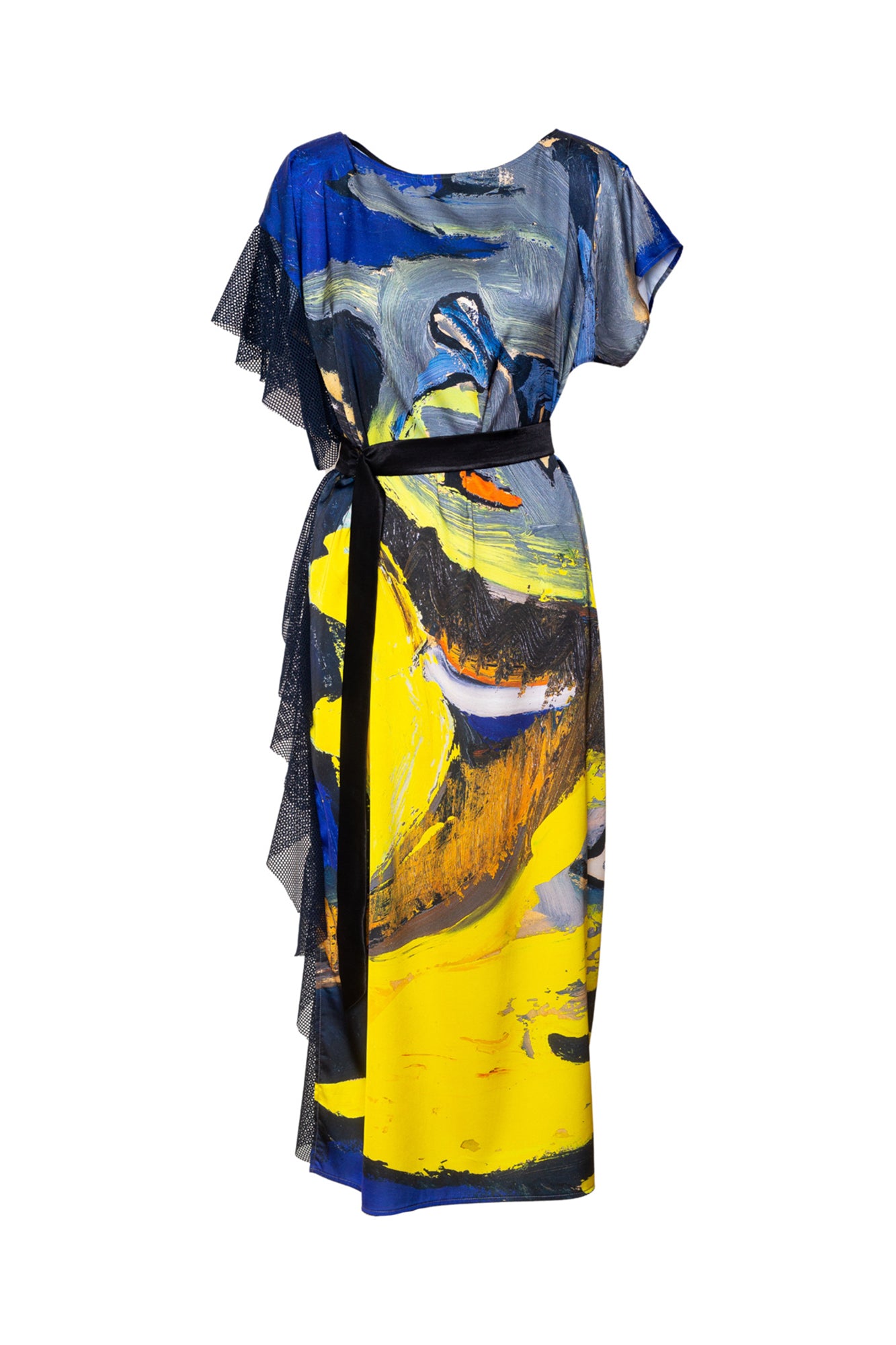 Blue Bird Printed Maxi Dress Artista Budapest