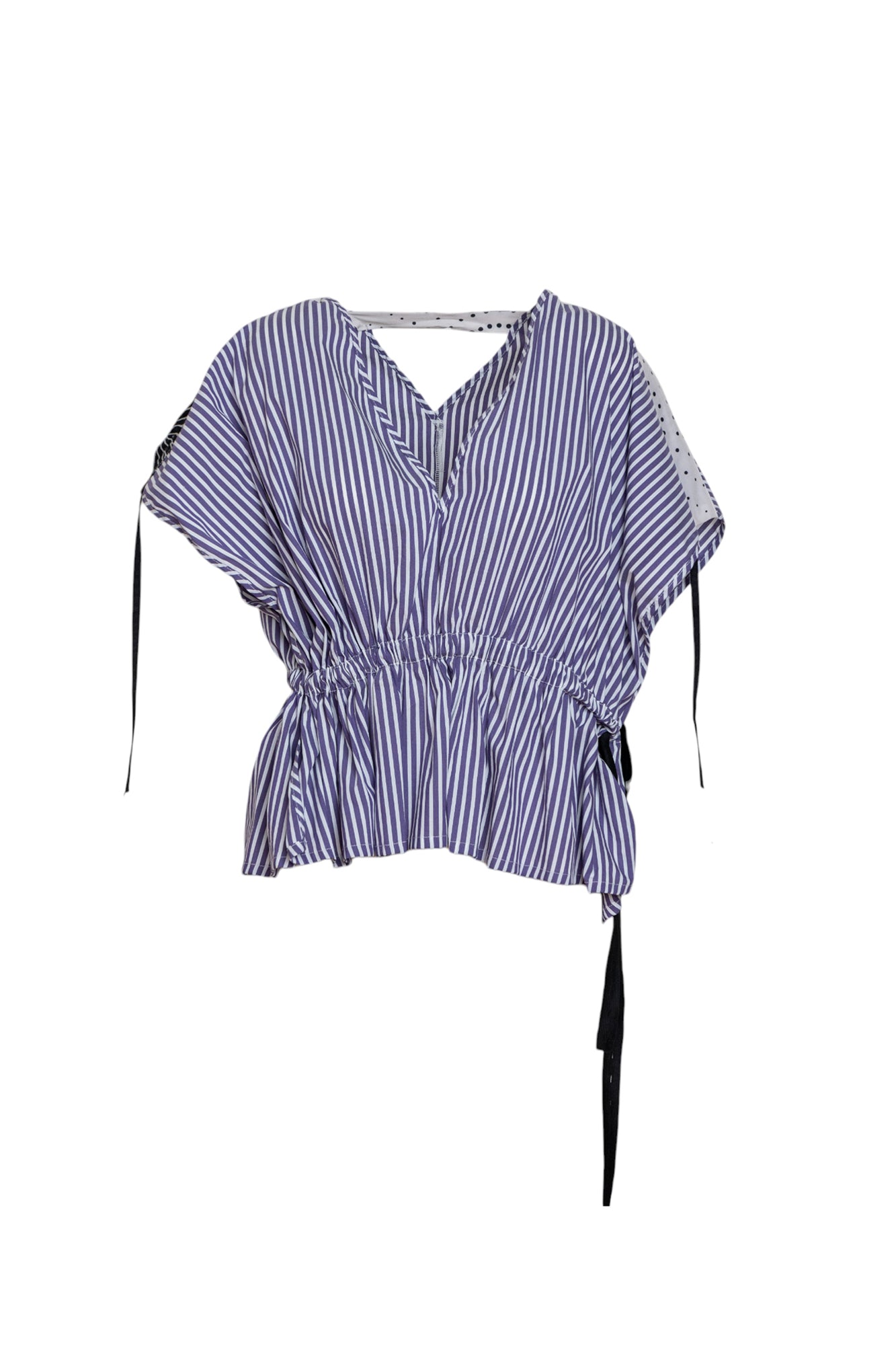 coast striped v-neck top artista budapest