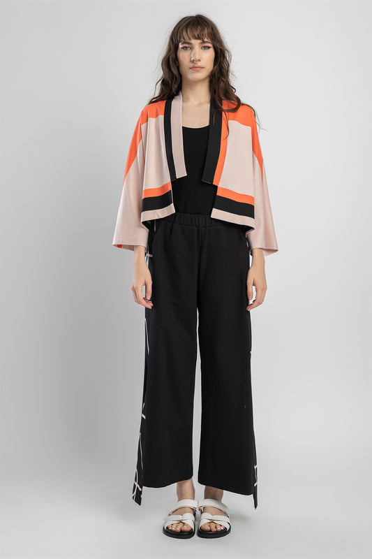 wide leg pants with elastic waistline artista budapest