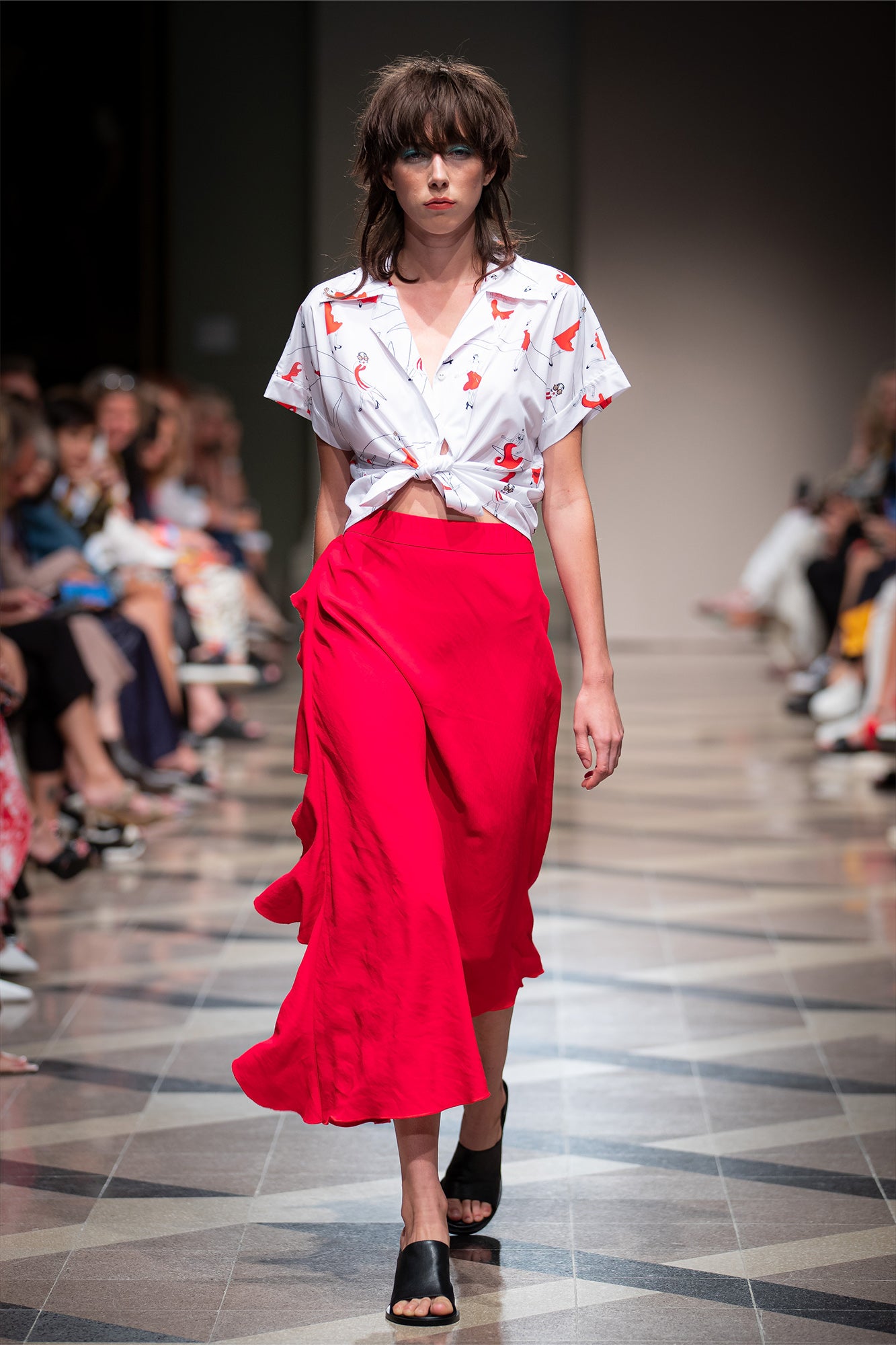 Dance Red Maxi Skirt at BCEFW Artista Budapest