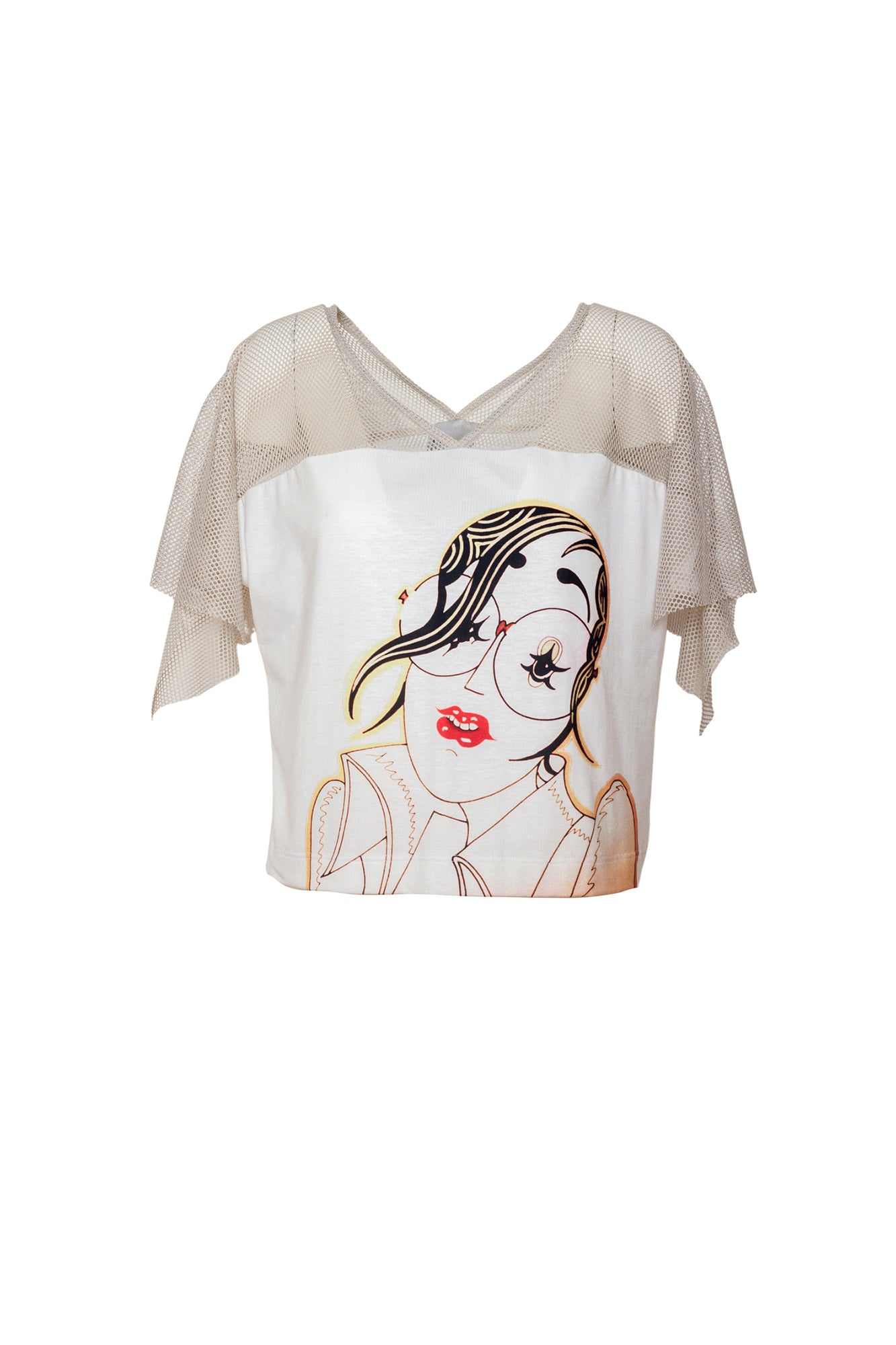 faith printed top artista budapest