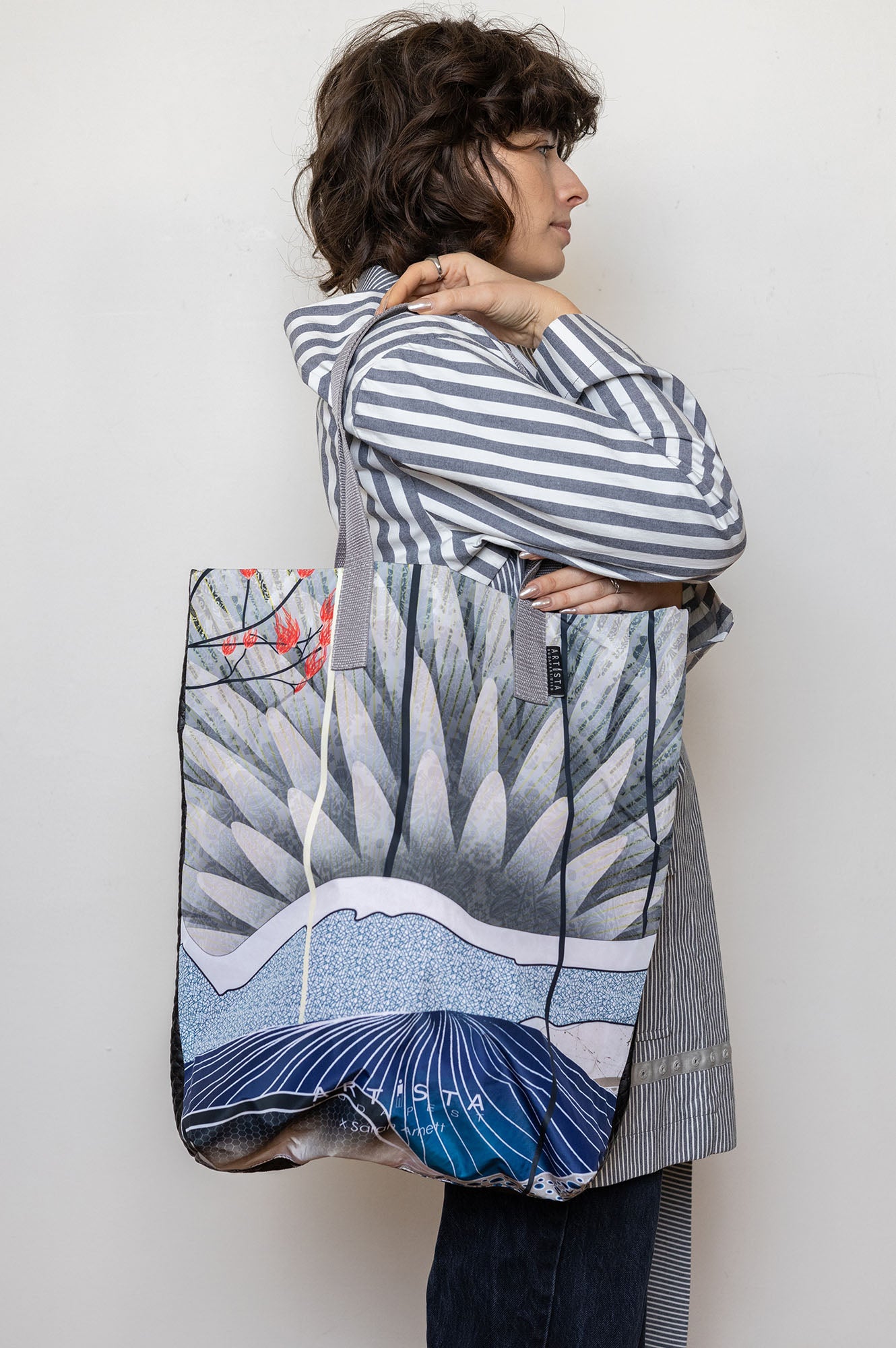 GAIA I. printed tote bag