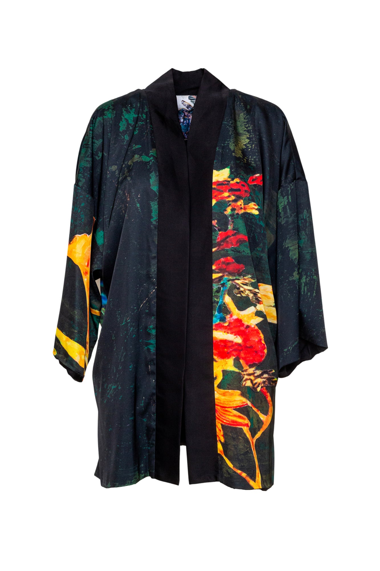 onesize kimono with 3/4 sleeves