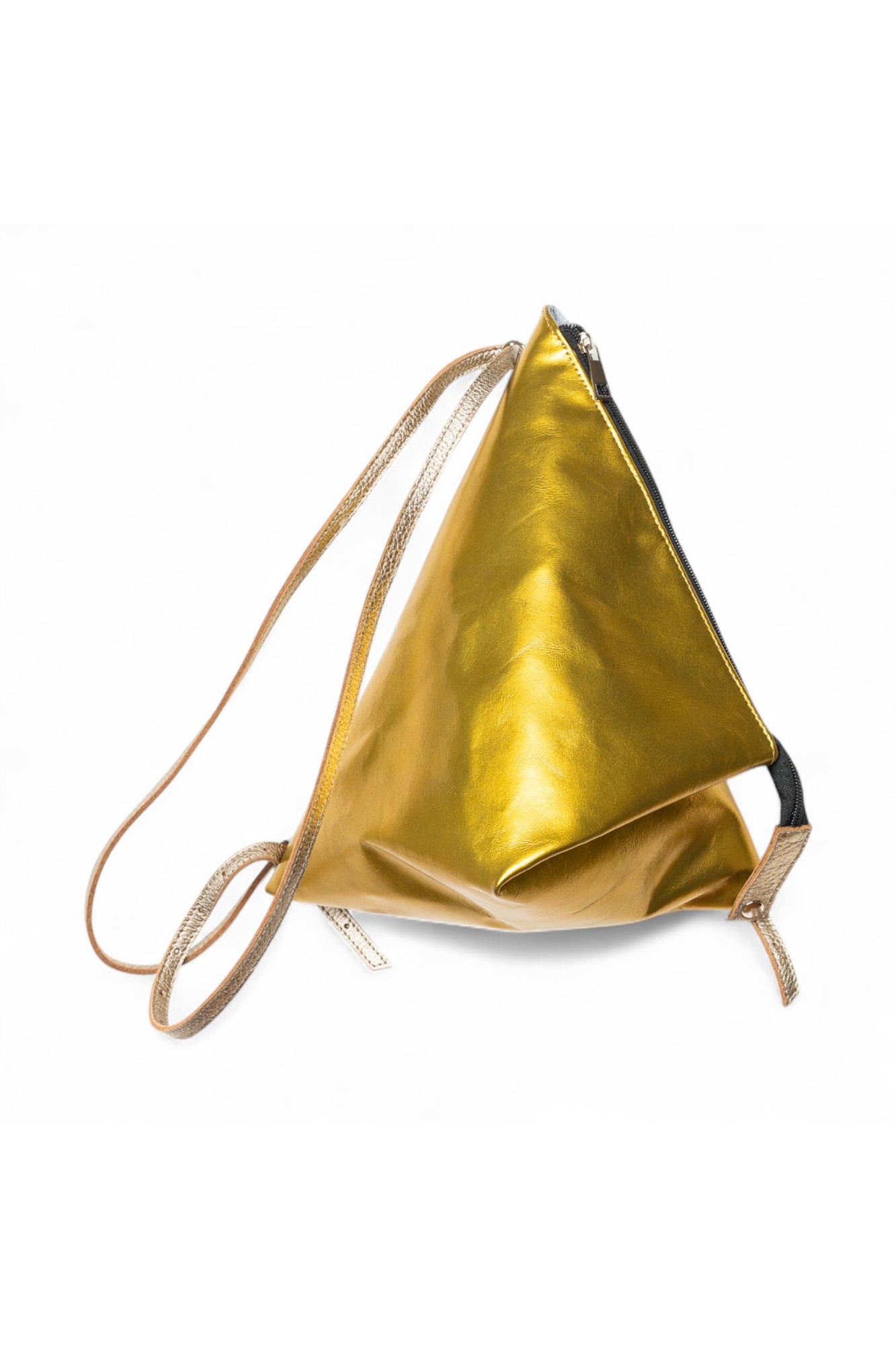 DELTA Gold Sun Leather Backpack