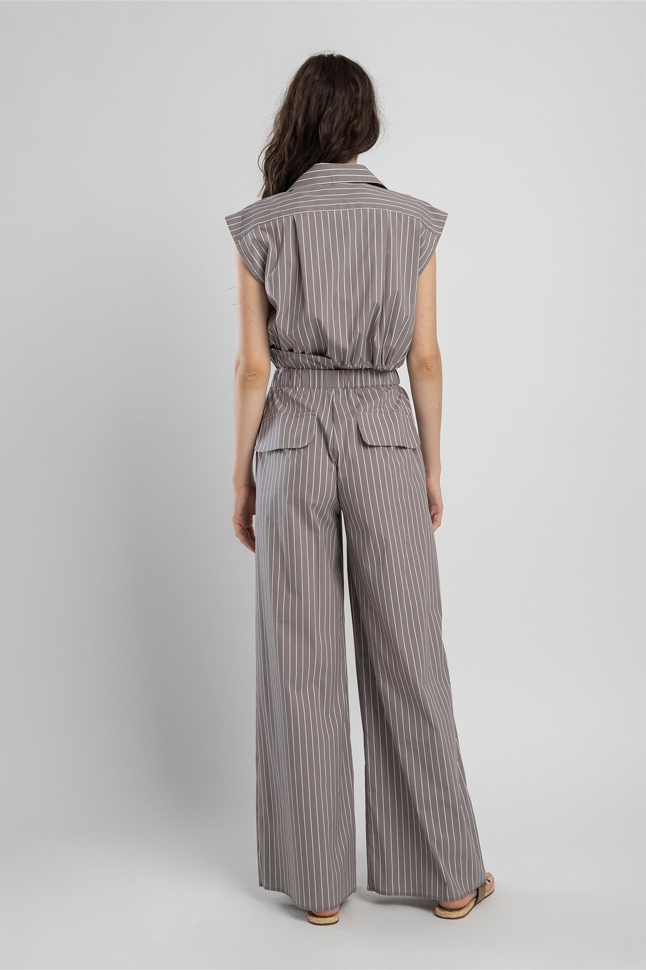 high rise pants elastic waist artista budapest