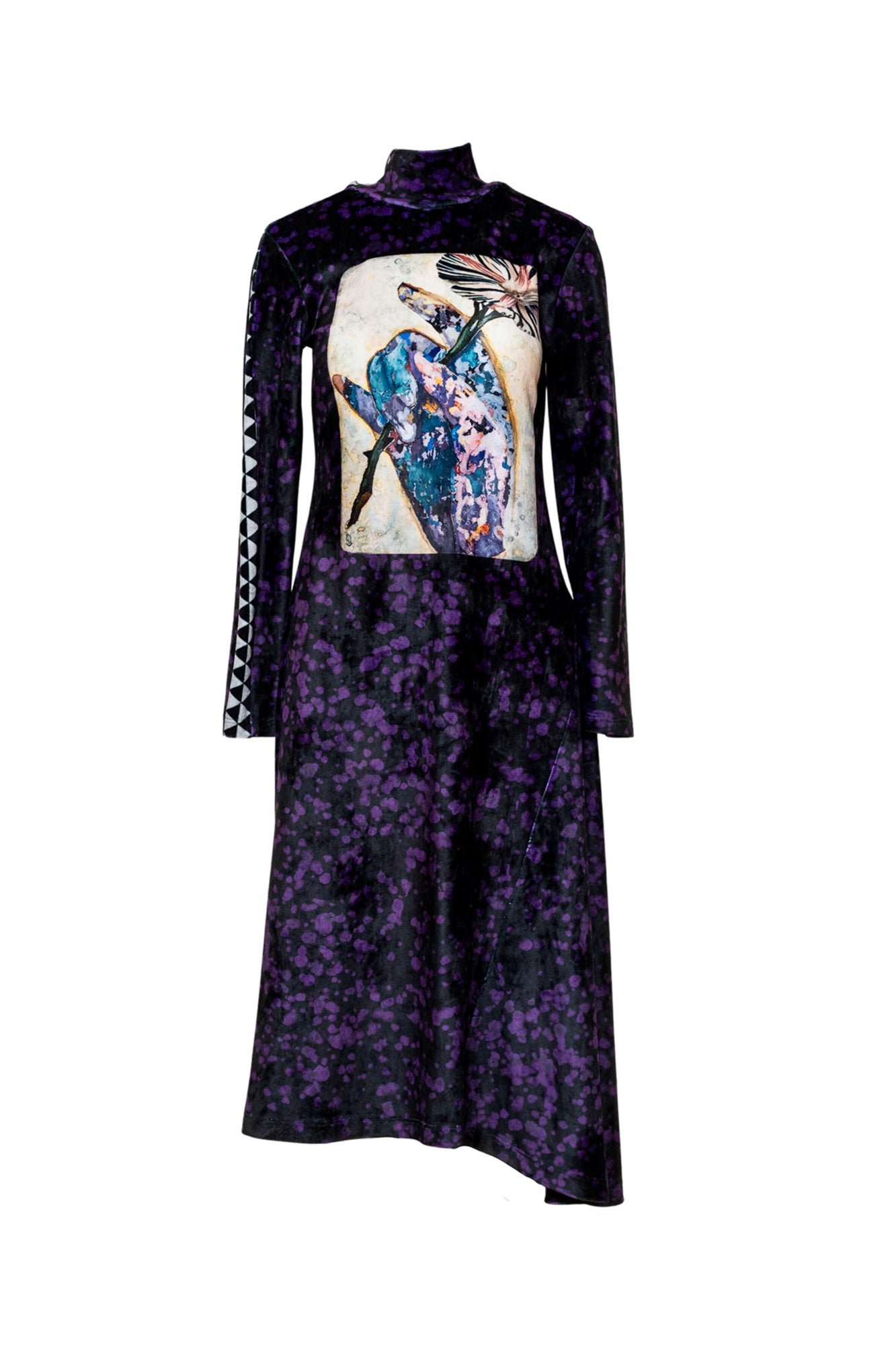 MESSAGE velvet dress
