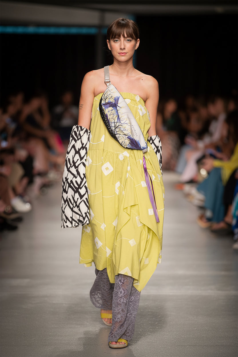 path midi skirt at Budapest Central European Fashion Week Artista Budapest