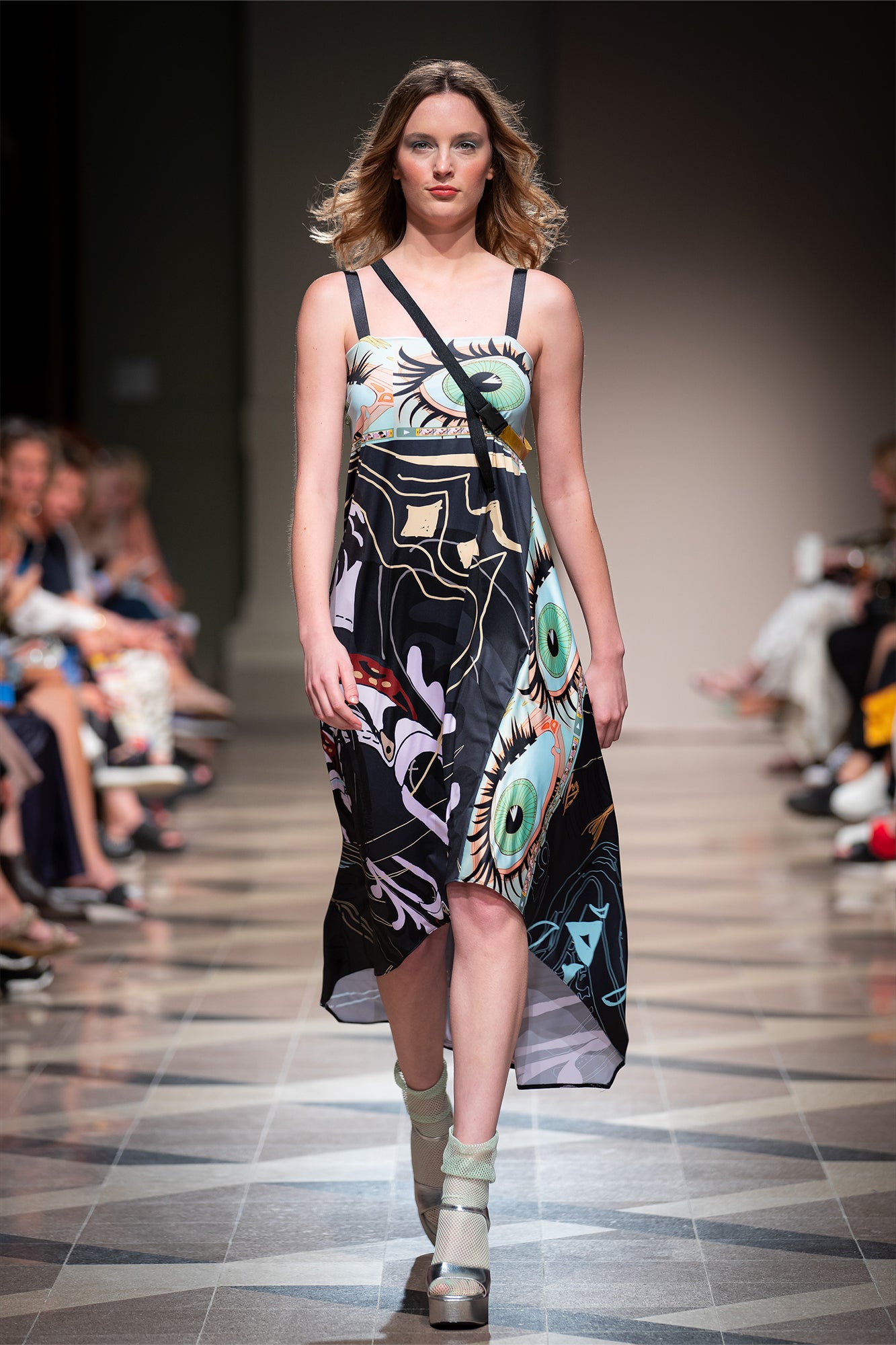 Peep Printed Midi Dress at BCEFW Artista Budapest