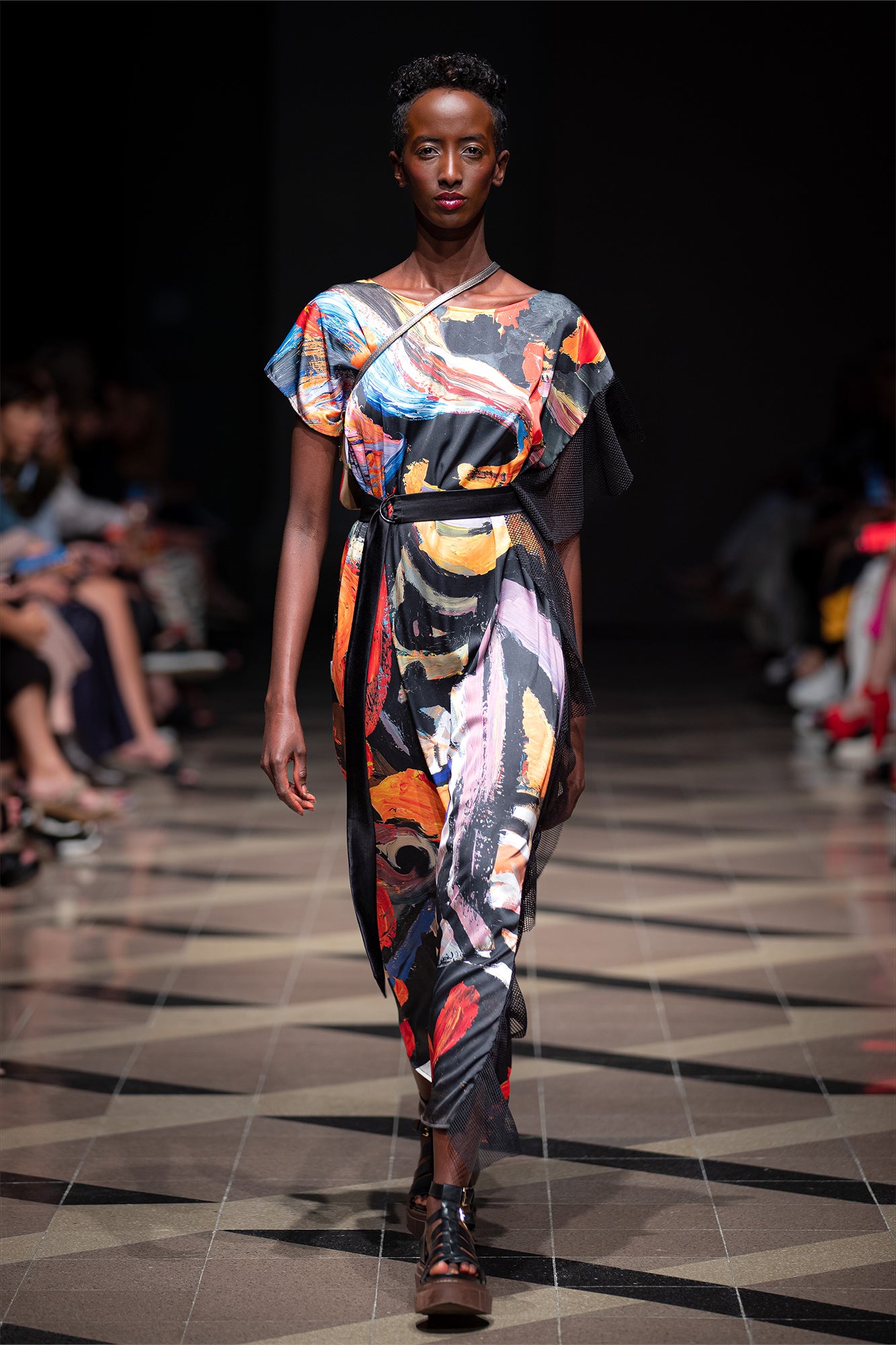 Revolution Printed Maxi Dress at BCEFW Artista Budapest
