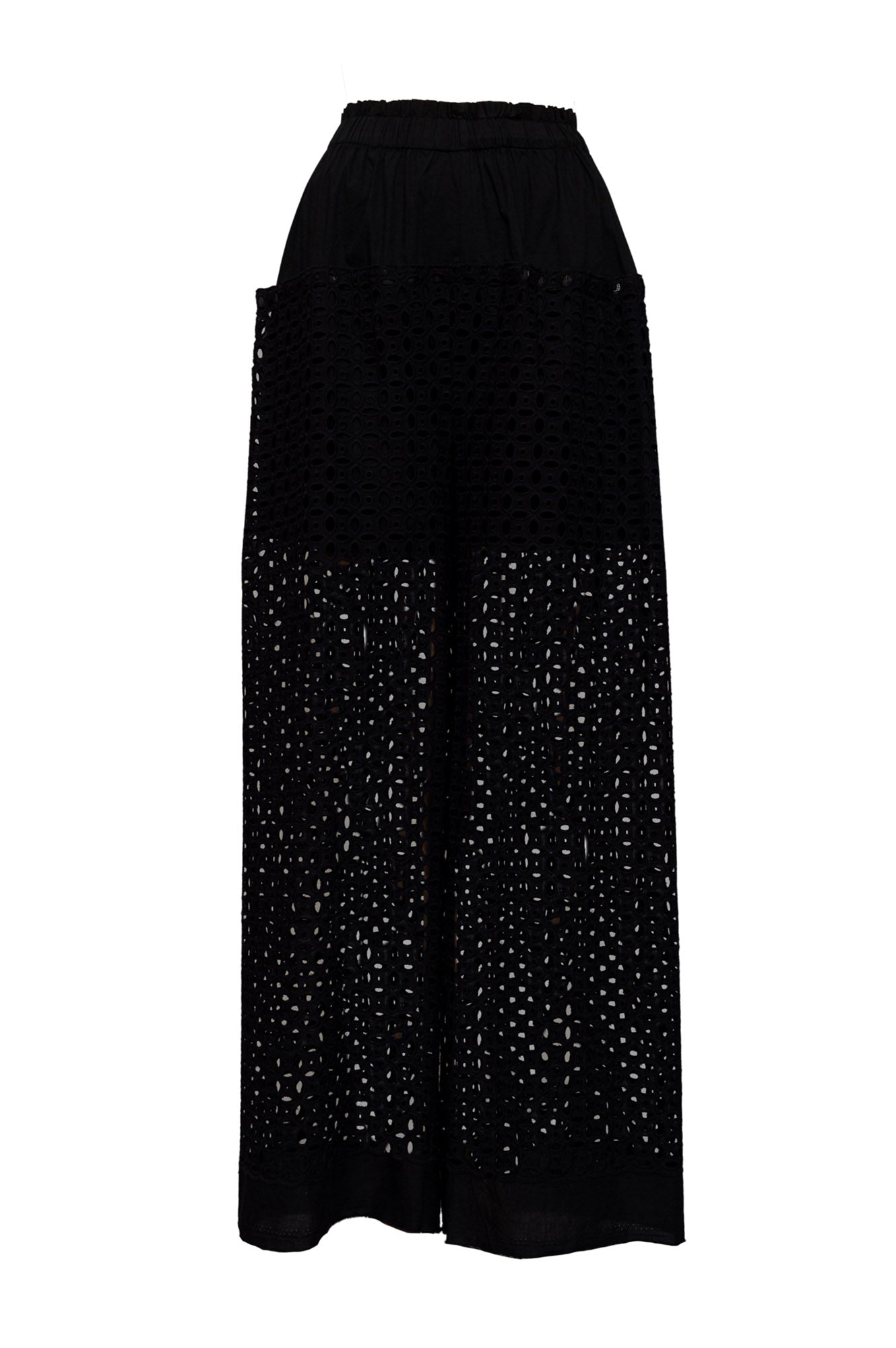 RICE Black Wide Leg Pants Artista Budapest
