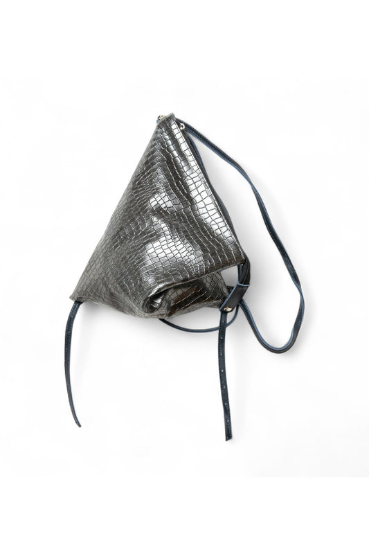 DELTA Silver Lizard Leather Backpack