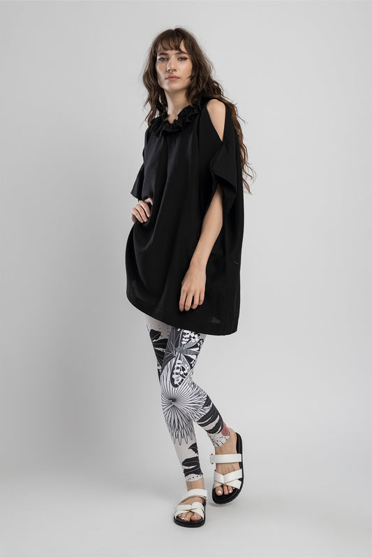 mini dress from stretchy viscose fabric artista budapest