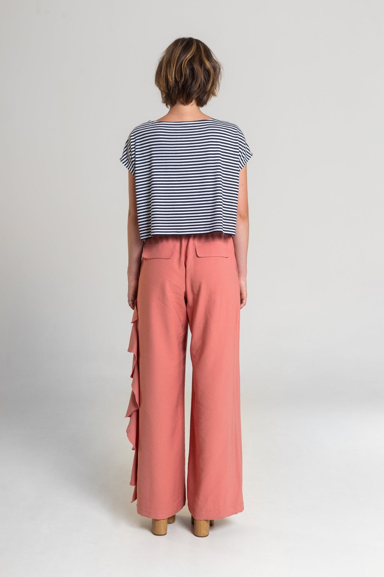 printed crop top with striped back artista budapest