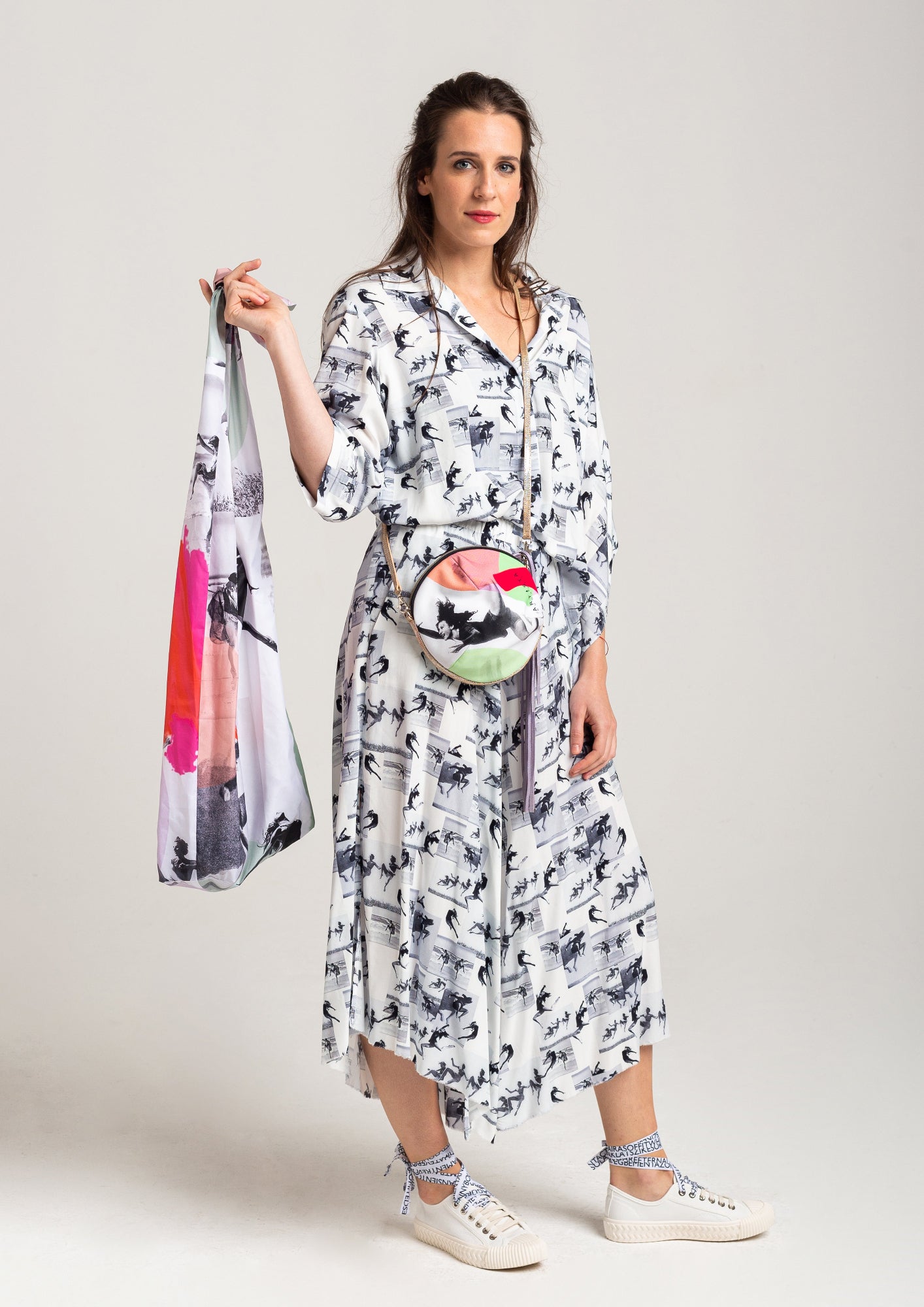 loose fitted blouse with unique prints artista budapest