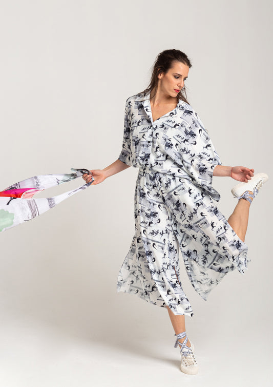 unique printed culottes artista budapest