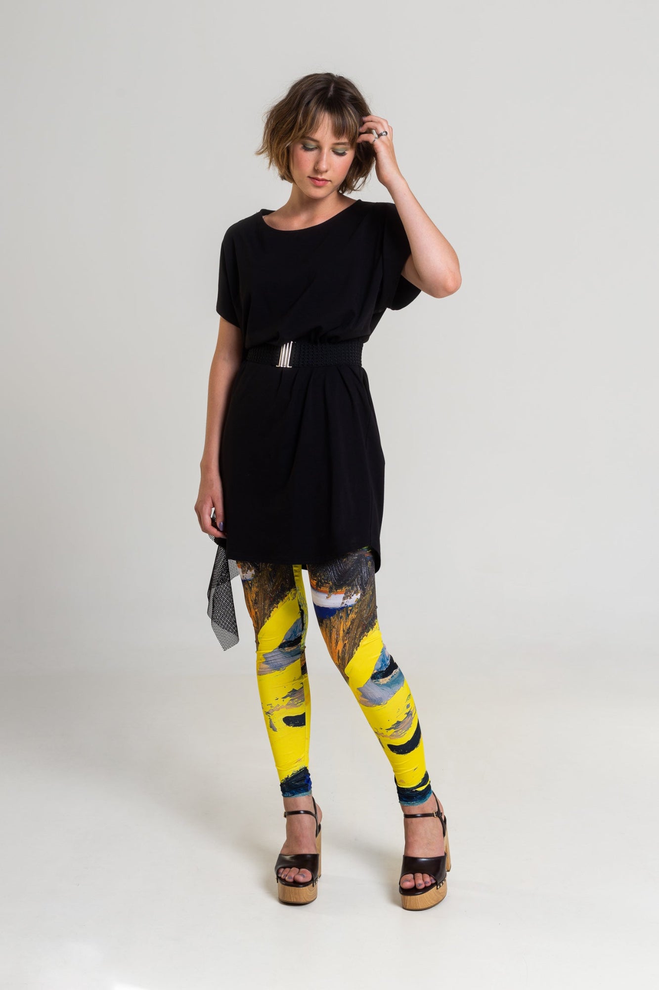 printed lycra leggings artista budapest