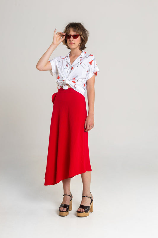 viscose modal blend maxi skirt artista budapest