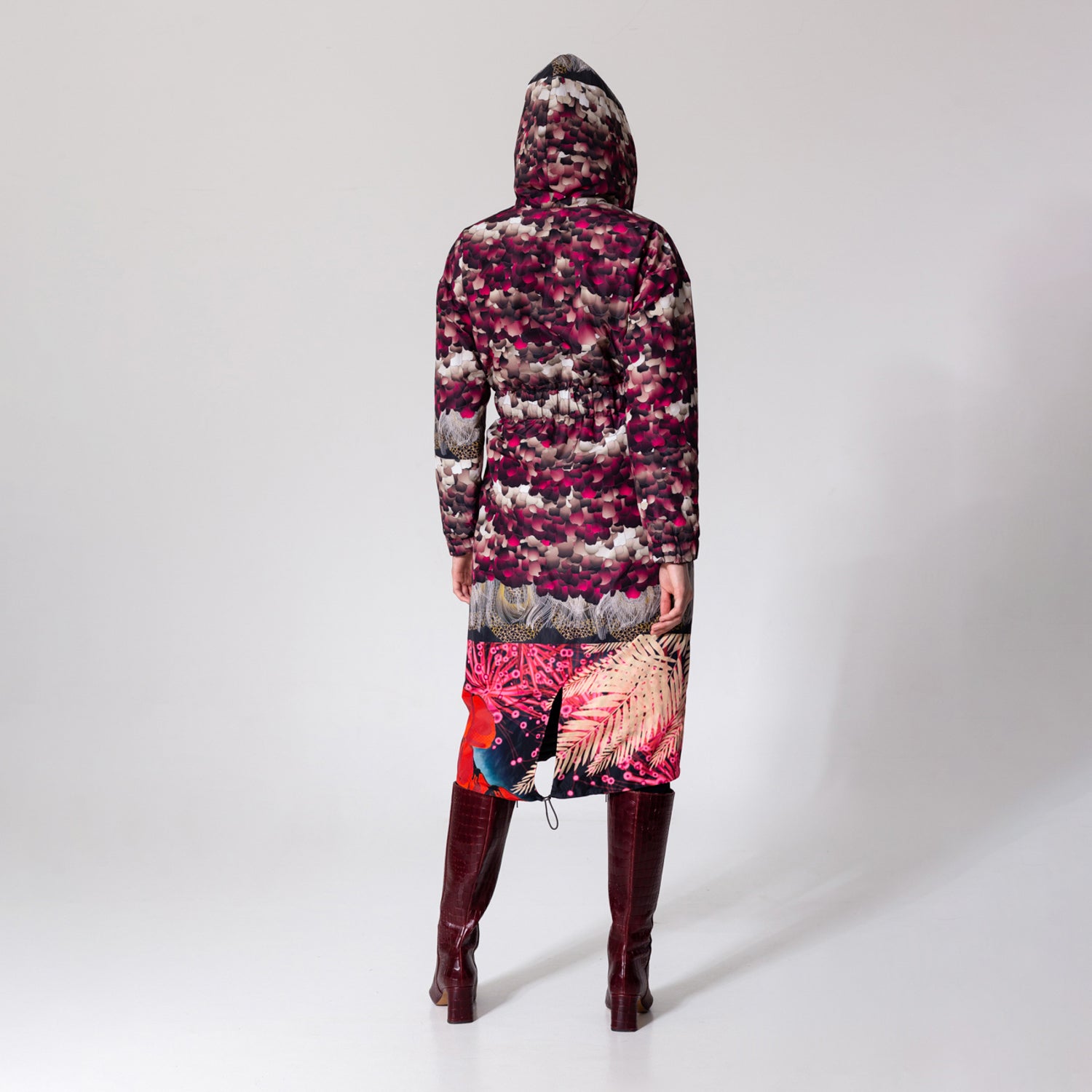 digital printed hooded jacket